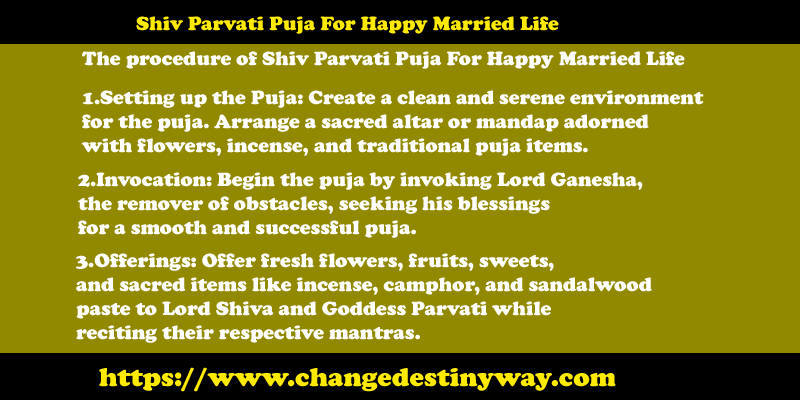 Shiv Parvati Puja For Happy Married Life