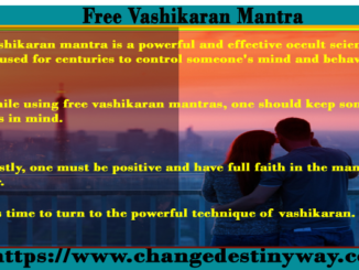 Free Vashikaran Mantra